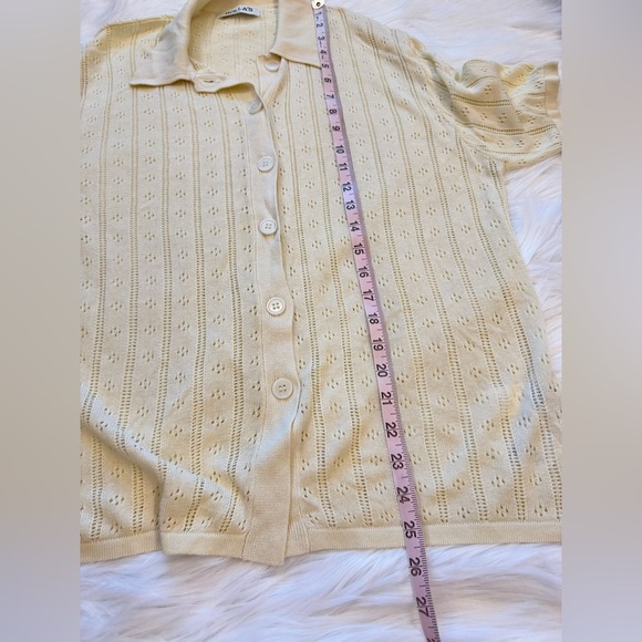 ROLLA’S Milan Knit Shirt Buttercream XS - Picture 7 of 10
